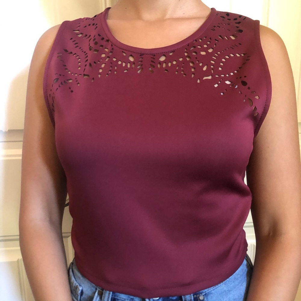 Wine crop top